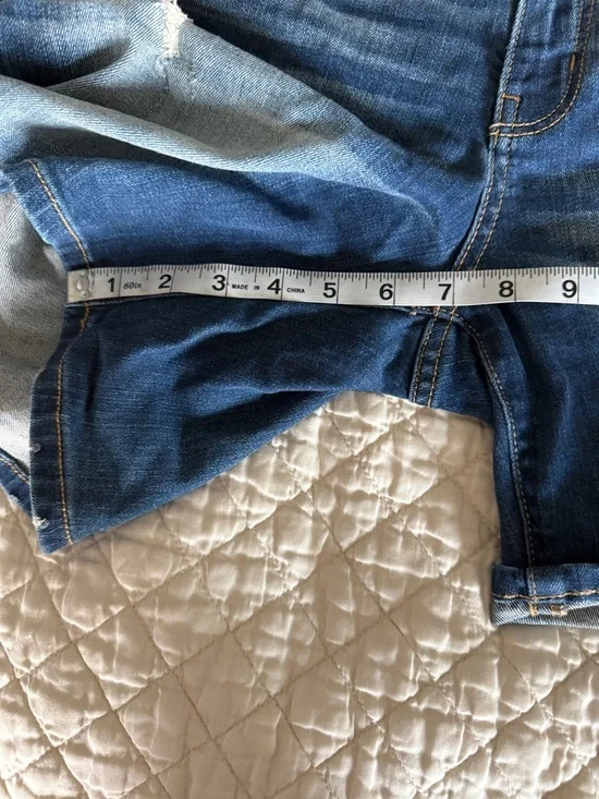 Buckle Black Fit No 53 Mid-Rise Distressed Blue Denim Jean Shorts 31 - Picture 6 of 6